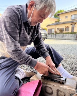 写真；職人の原田さん